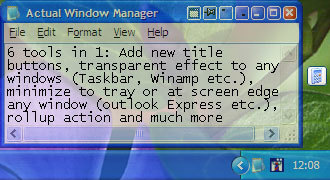 Actual Windows Manager Screenshot